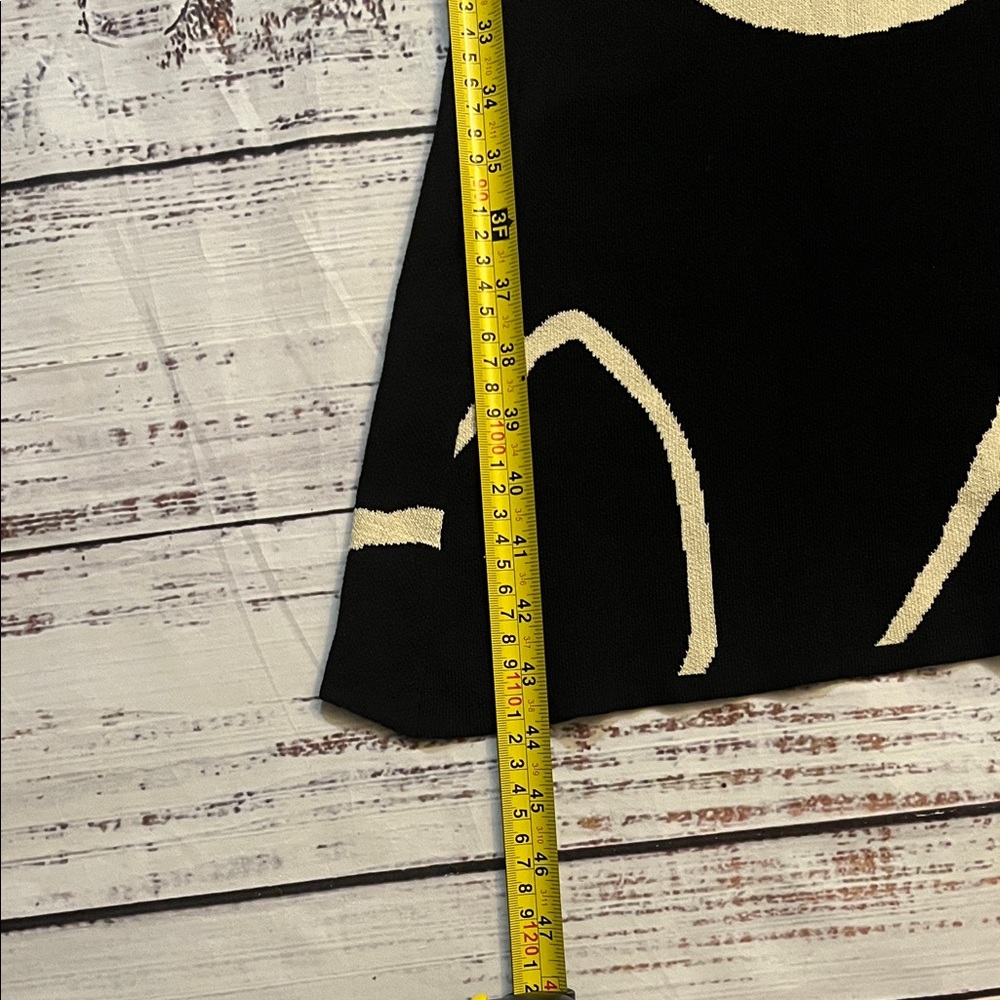 RIHOAS The Black Wave Mermaid Hem Knit Midi Dress - Picture 7 of 8